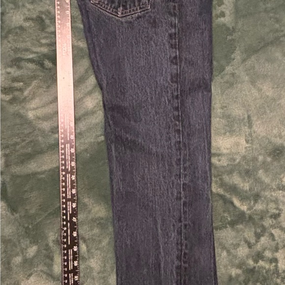 Abercrombie & Fitch Men's Straight Jeans - Dark Wash, Size 28W x 30L (4350) - Picture 10 of 11